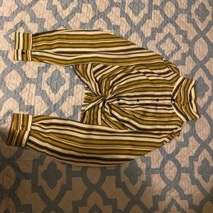 Crop Top Long Sleeve Shirt